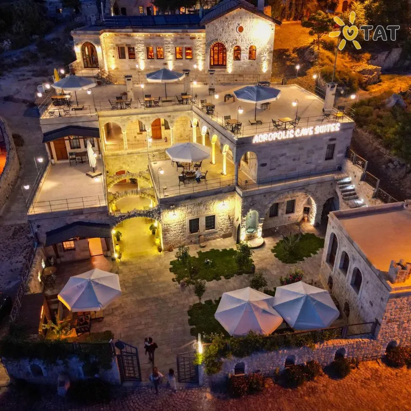 Фото отеля Acropolis Cave Suite 4* Kapadokija Turkija išorė ir baseinai