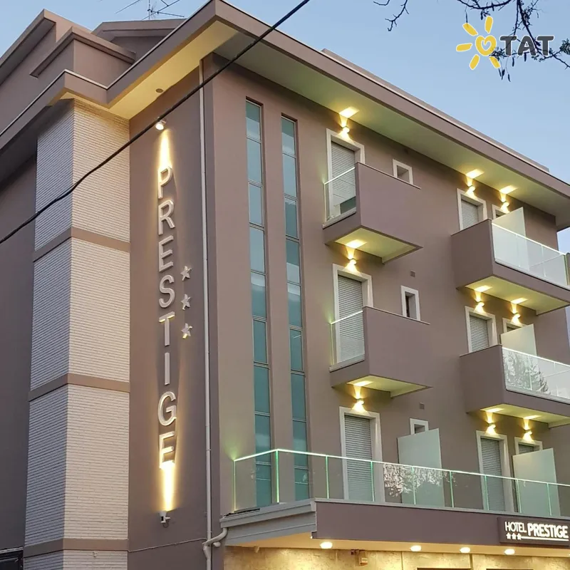 Фото отеля Prestige Hotel 3* Riminis Italija išorė ir baseinai