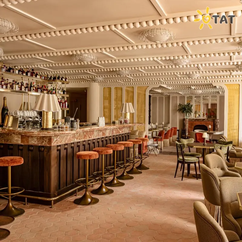 Фото отеля Chateau des Fleurs Hotel & Spa Paris 5* Paryžius Prancūzija barai ir restoranai