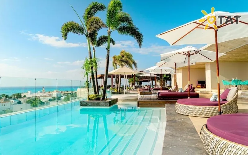 Фото отеля Hyatt Centric Playa del Carmen - Downtown House & Beach House 4* Плая дель Кармен Мексика экстерьер и бассейны