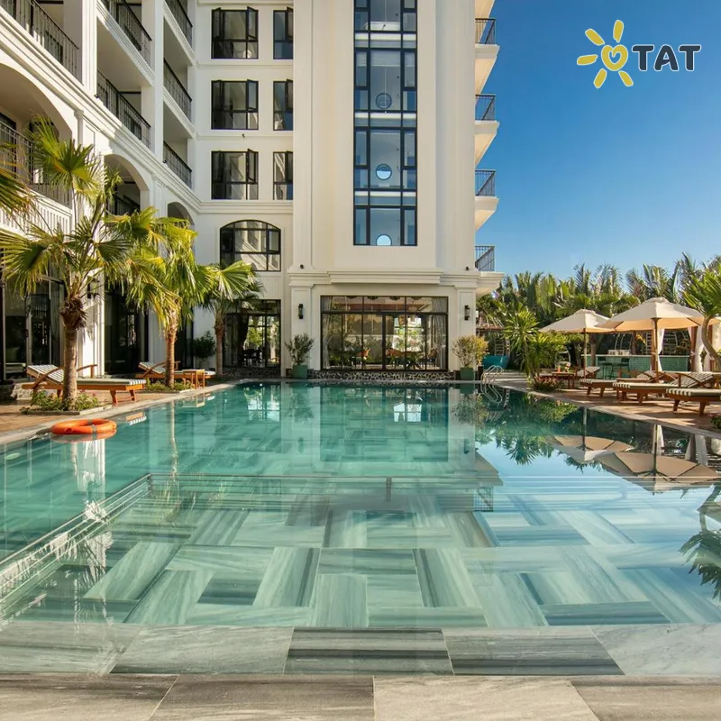 Фото отеля Shining Riverside Boutique 4* Хой Ан Вьетнам экстерьер и бассейны