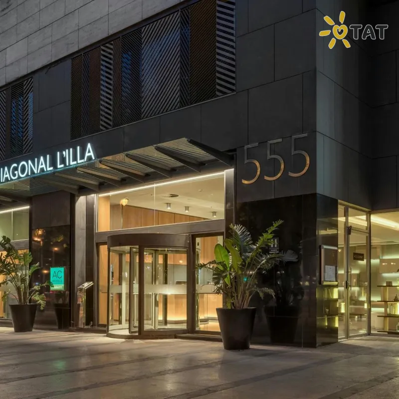 Фото отеля AC Hotel Diagonal L'Illa by Marriott 4* Барселона Испания экстерьер и бассейны