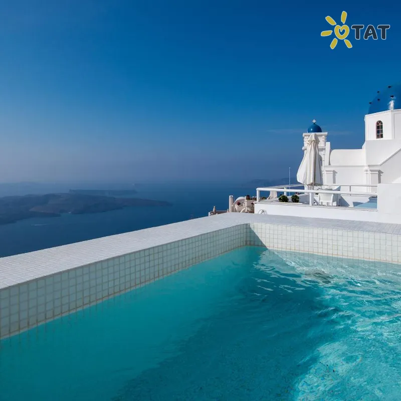 Фото отеля Villa Alexander on the Rocks 4* о. Санторини Греция экстерьер и бассейны