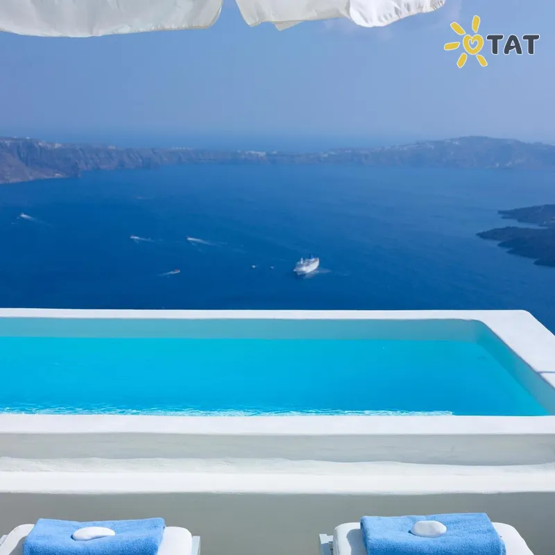 Фото отеля Villa Alexander on the Rocks 4* о. Санторини Греция экстерьер и бассейны