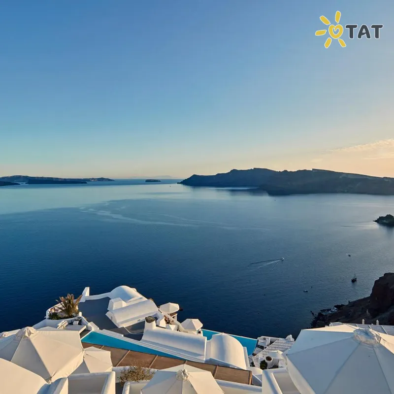 Фото отеля Katikies 5* о. Санторини Греция экстерьер и бассейны