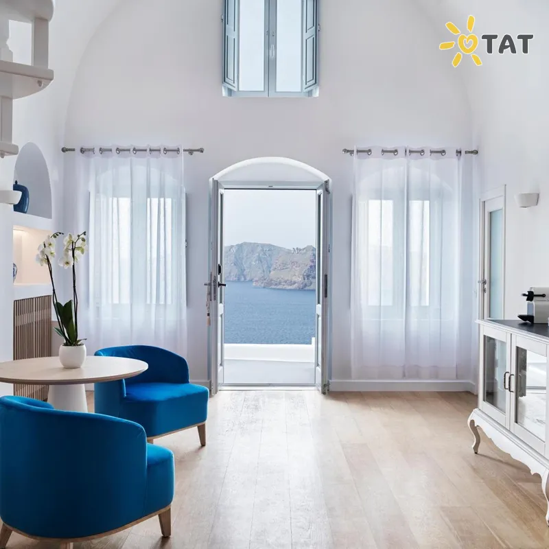 Фото отеля Katikies 5* о. Санторини Греция номера