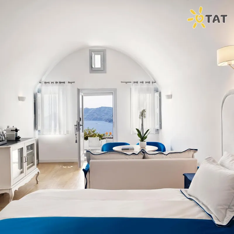 Фото отеля Katikies 5* о. Санторини Греция номера