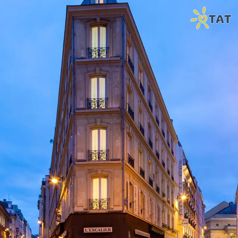 Фото отеля Delavigne 3* Paryžius Prancūzija išorė ir baseinai