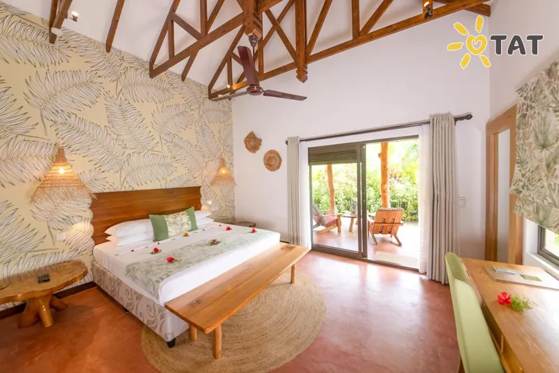 Фото отеля Les Lauriers Eco Hotel & Restaurant 2* о. Праслин Сейшельские о-ва номера