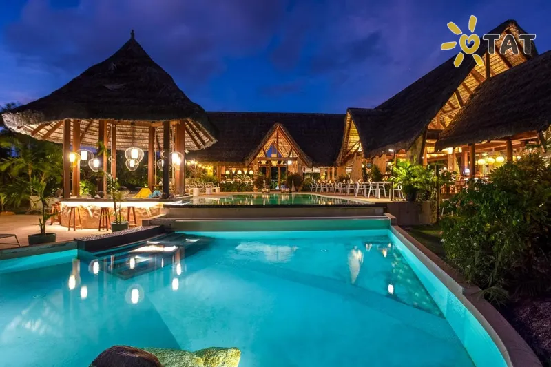 Фото отеля Les Lauriers Eco Hotel & Restaurant 2* о. Праслин Сейшельские о-ва экстерьер и бассейны