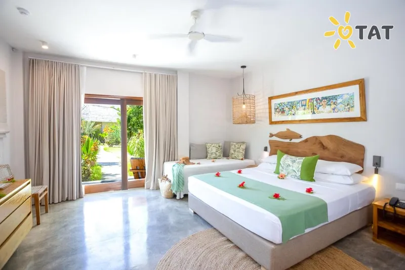 Фото отеля Les Lauriers Eco Hotel & Restaurant 2* о. Праслин Сейшельские о-ва номера