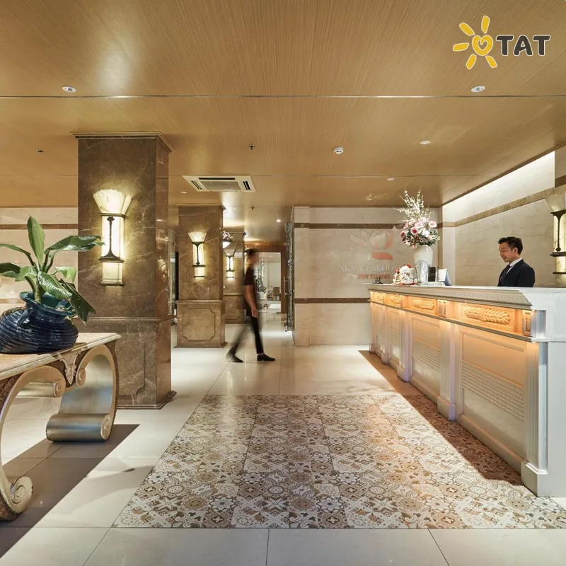 Фото отеля Sky Gem Hotel 4* Hošimino miestas Vietnamas fojė ir interjeras