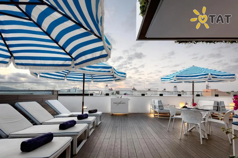 Фото отеля Eurostars Puerto de Ibiza 4* о. Ибица Испания экстерьер и бассейны