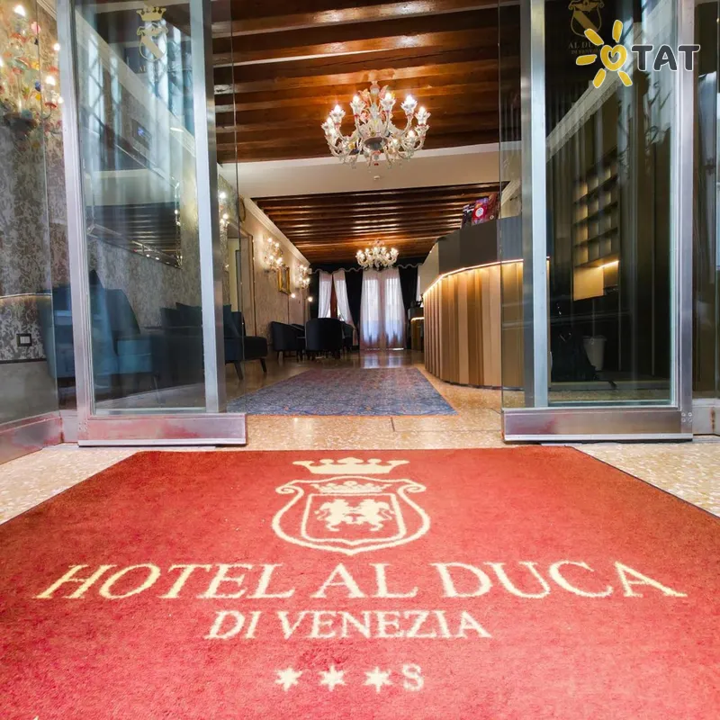 Фото отеля Al Duca Di Venezia Hotel 3* Venecija Italija fojė ir interjeras
