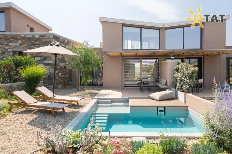 Фото отеля Etheres living in nature 4* Halkidiki — Sitonija Grieķija ārpuse un baseini