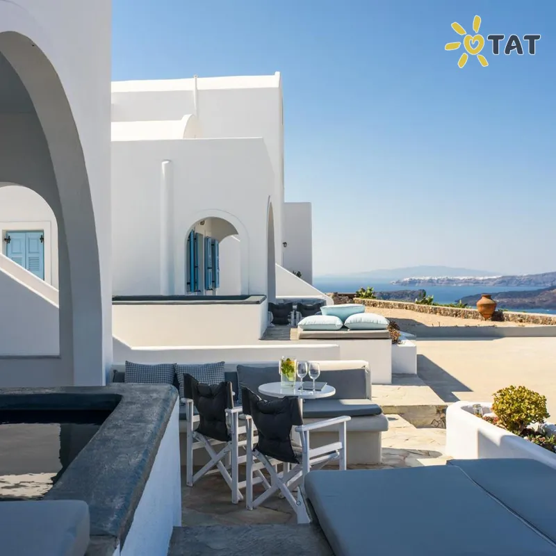 Фото отеля Kalestesia Suites 4* о. Санторини Греция экстерьер и бассейны