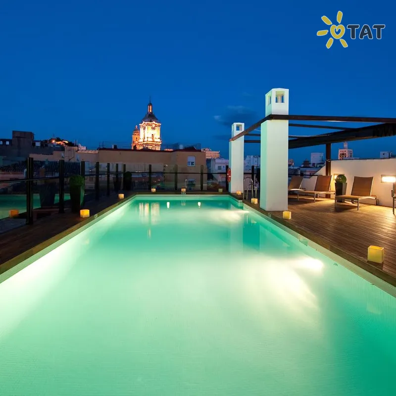 Фото отеля Vincci Seleccion Posada Del Patio 5* Малага Испания экстерьер и бассейны