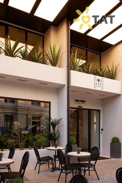 Фото отеля The Port Square Hotel 4* Пиерия Греция экстерьер и бассейны