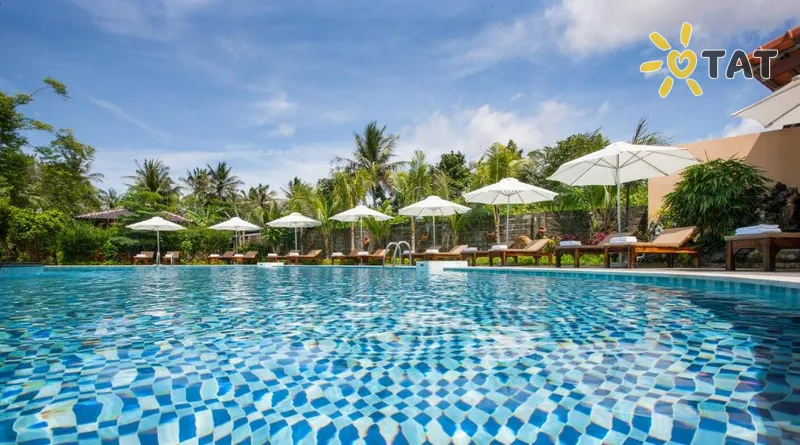 Фото отеля Herbal Resort & Spa 4* о. Фукуок Вьетнам экстерьер и бассейны