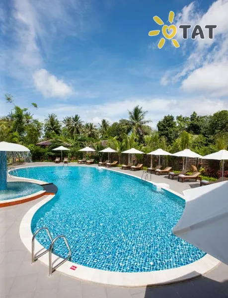 Фото отеля Herbal Resort & Spa 4* о. Фукуок Вьетнам экстерьер и бассейны