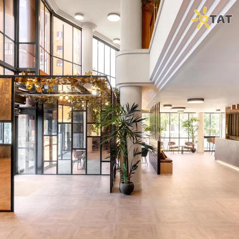 Фото отеля Acta Piramides Hotel 3* Мадрид Испания лобби и интерьер