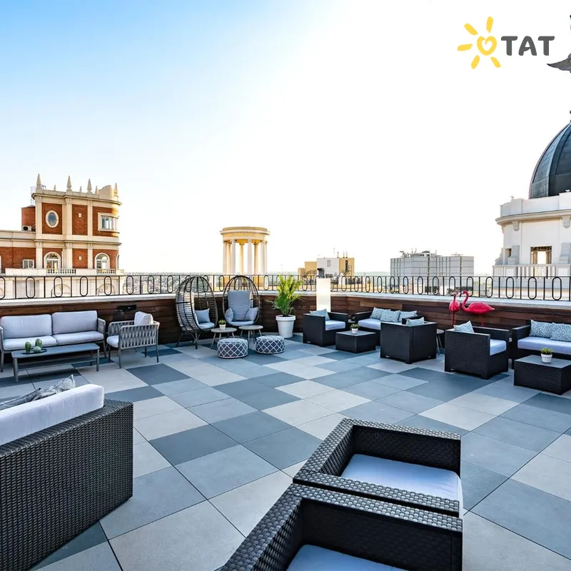 Фото отеля Vincci Via 66 4* Madride Spānija ārpuse un baseini