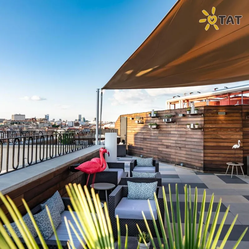 Фото отеля Vincci Via 66 4* Madride Spānija ārpuse un baseini