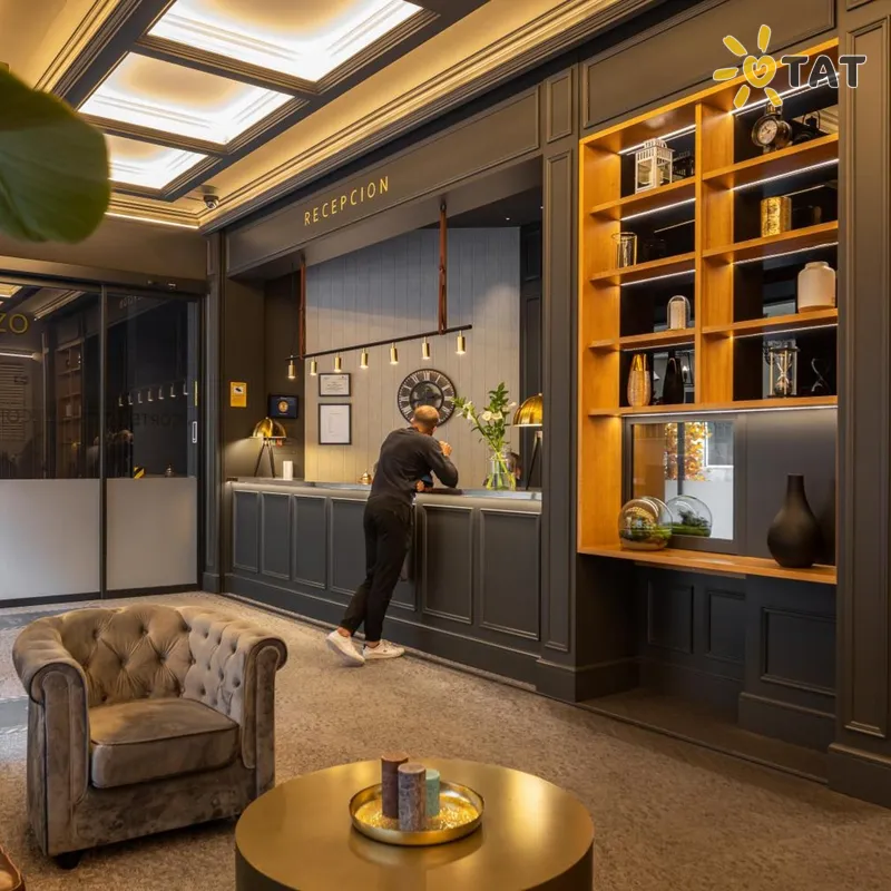 Фото отеля Medium Cortezo Hotel 3* Madridas Ispanija fojė ir interjeras