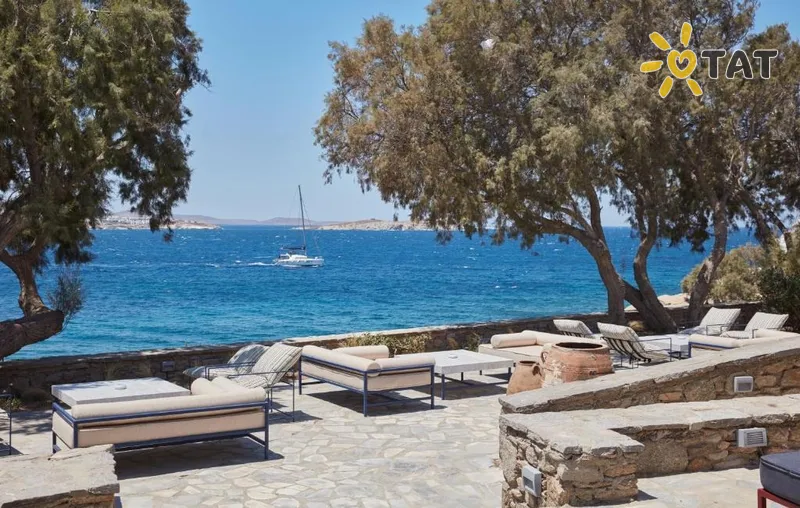 Фото отеля Mykonos Theoxenia 5* par. Mykonos Grieķija ārpuse un baseini