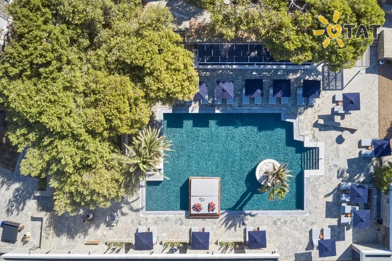Фото отеля Mykonos Theoxenia 5* par. Mykonos Grieķija ārpuse un baseini