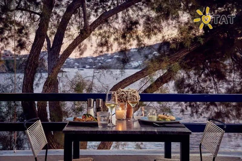 Фото отеля Mykonos Theoxenia 5* par. Mykonos Grieķija bāri un restorāni