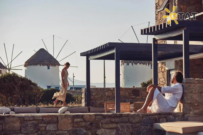 Фото отеля Mykonos Theoxenia 5* par. Mykonos Grieķija ārpuse un baseini