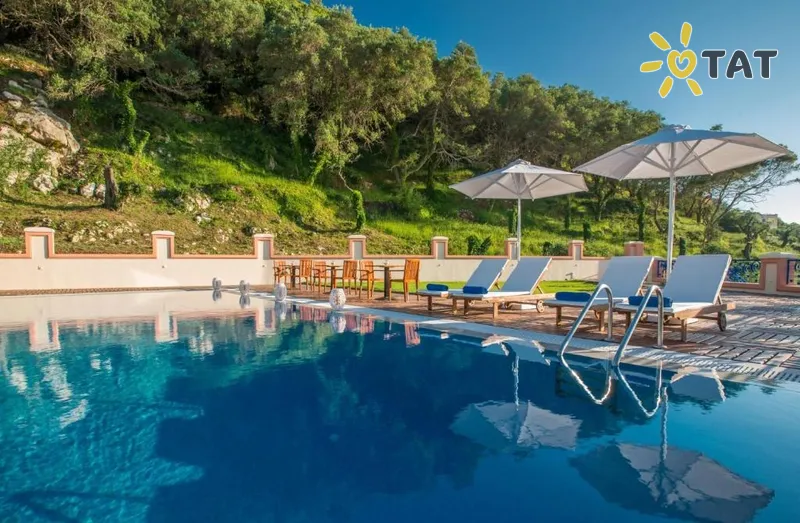 Фото отеля Philoxenia Hotel 3* о. Корфу Греция экстерьер и бассейны