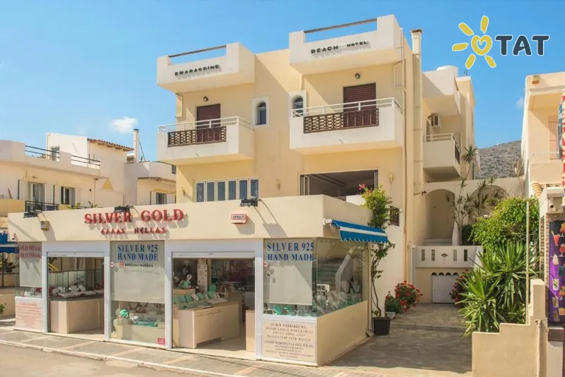 Фото отеля Smaragdine Beach Hotel 2* о. Крит – Ираклион Греция экстерьер и бассейны