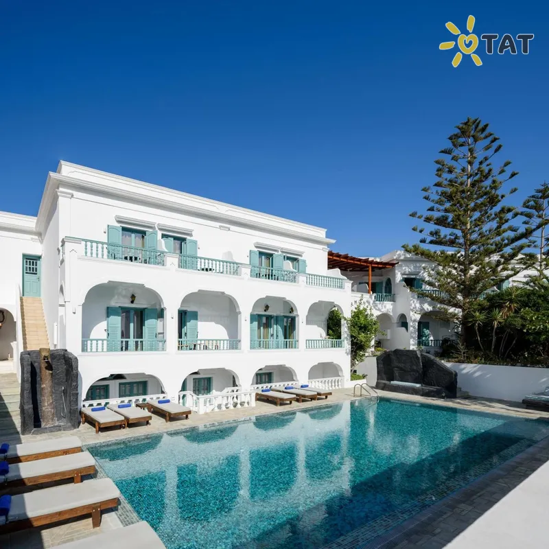 Фото отеля Armonia Hotel 3* о. Санторіні Греція екстер'єр та басейни