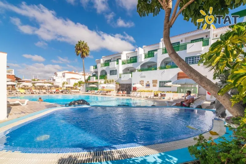 Фото отеля Neptuno Aparthotel 3* par. Tenerife (Kanārijas) Spānija ārpuse un baseini