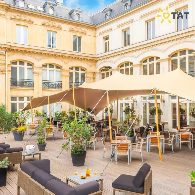 Фото отеля Crowne Plaza Paris Republique 4* Paryžius Prancūzija barai ir restoranai