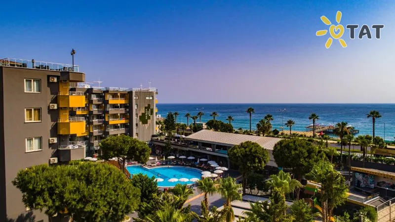 Фото отеля Senza Hotels Grand Santana Hotel 4* Алания Турция экстерьер и бассейны