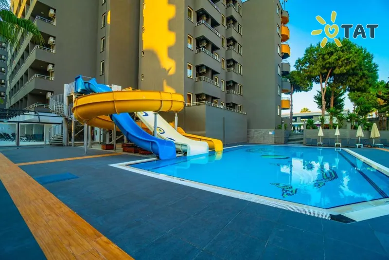 Фото отеля Senza Hotels Grand Santana Hotel 4* Алания Турция аквапарк, горки