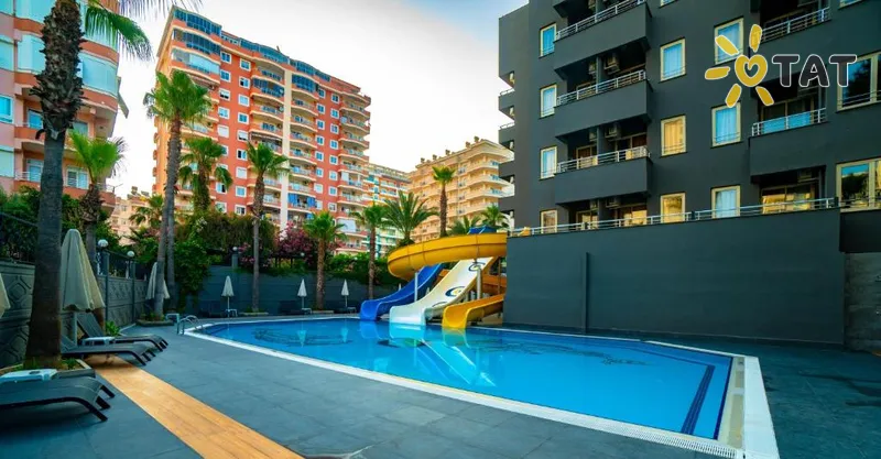 Фото отеля Senza Hotels Grand Santana Hotel 4* Алания Турция экстерьер и бассейны