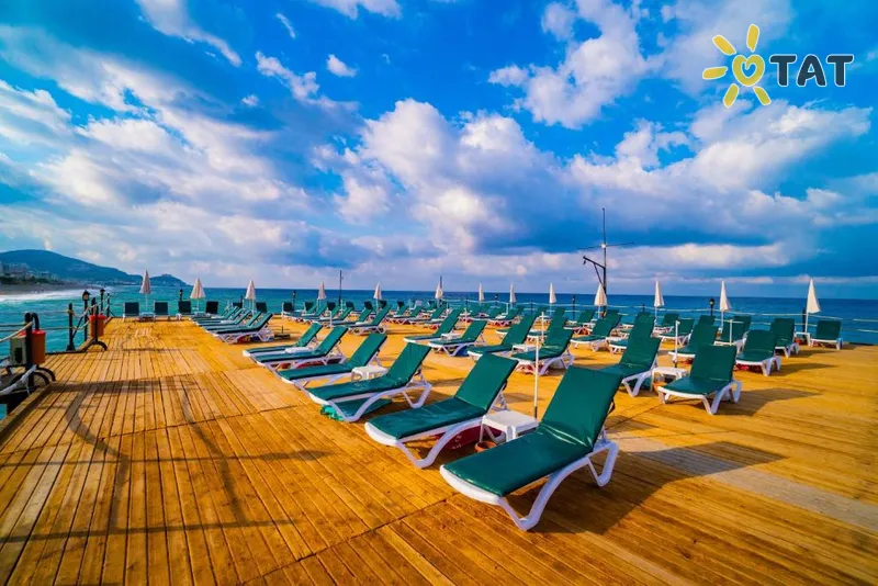 Фото отеля Senza Hotels Grand Santana Hotel 4* Алания Турция экстерьер и бассейны