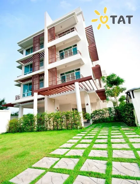 Фото отеля The Meet Green Apartment 3* Bankokas Tailandas išorė ir baseinai