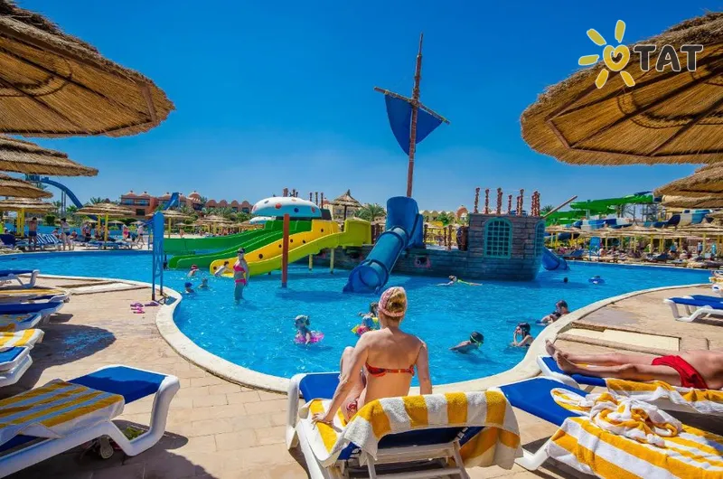 Фото отеля Titanic Beach Spa & Aqua Park 5* Хургада Египет для детей