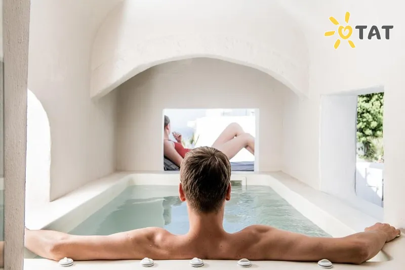 Фото отеля On The Rocks 4* Santorini Graikija spa