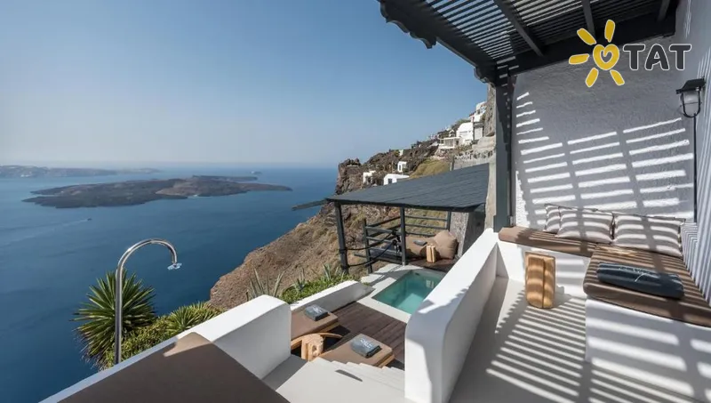 Фото отеля Honeymoon Petra Villas 5* Santorini Graikija numeriai