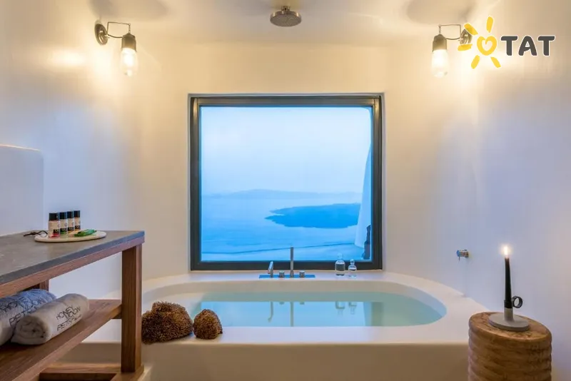 Фото отеля Honeymoon Petra Villas 5* Santorini Graikija numeriai