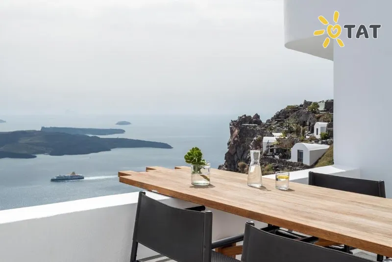 Фото отеля Honeymoon Petra Villas 5* Santorini Graikija numeriai