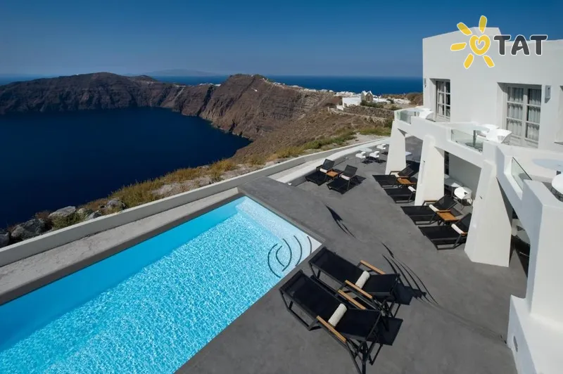 Фото отеля Avaton Resort & Spa 4* Santorini Graikija išorė ir baseinai