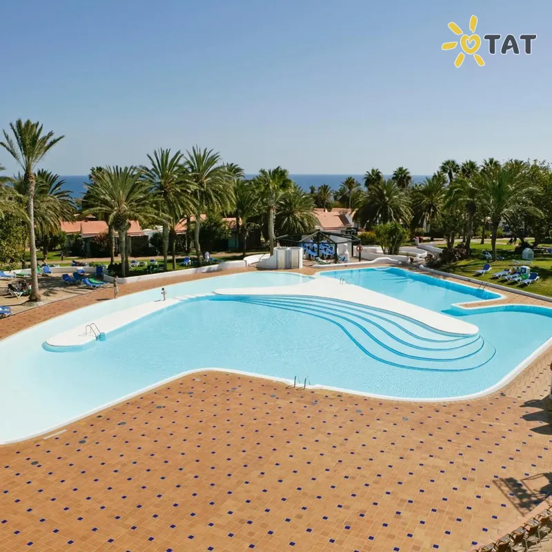 Фото отеля Aldiana Club Fuerteventura 4* par. Fuerteventura (Kanāriju salas) Spānija ārpuse un baseini