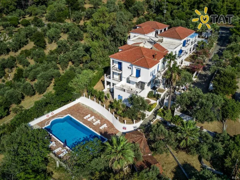 Фото отеля Anamar Skiathos 3* о. Скиатос Греция экстерьер и бассейны